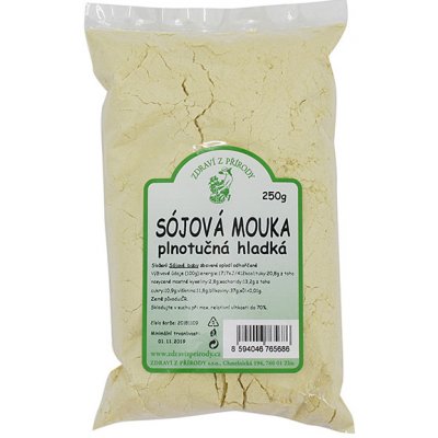 Zdraví z přírody Sojová mouka hladká Plnotučná 250 g