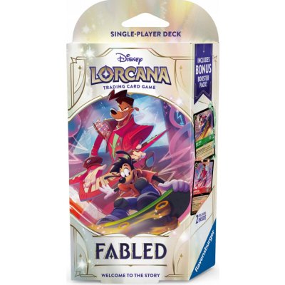 Disney Lorcana TCG Fabled Starter Deck Emerald and Ruby – Zboží Mobilmania