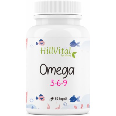 HillVital Omega 3 mastné kyseliny Rybí olej 1000 mg 100 kapslí