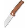 Nůž QSP knife Penguin, s klipem, tan QS130-J