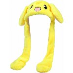 GADGET Plyšová čepice s pohyblivýma ušima Žlutý králíček – Hledejceny.cz