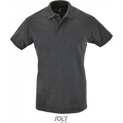 SOL's Collection polokošile Perfect Men krátký rukáv pánská COT-251134r6401 Melír charcoal