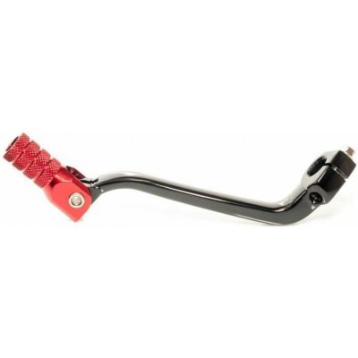 ACCEL řadící páčka (řadička) HONDA CRF 450X 05-17 hliníková, barva černá, koncovka červená – Sleviste.cz