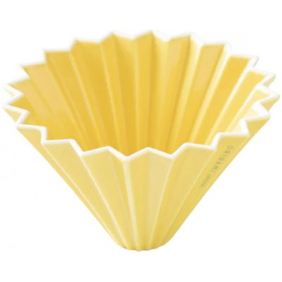 Origami Dripper keramický M žlutý – Sleviste.cz