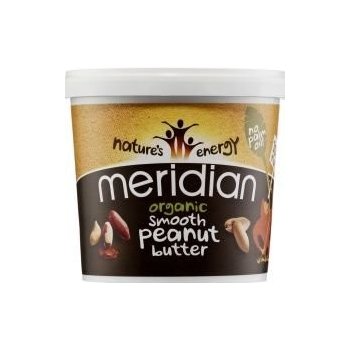 Meridian arašídové máslo křupavé Bio 1 Kg