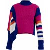 Dámský svetr a pulovr #VDR Jackie Multicolor svetr Růžová