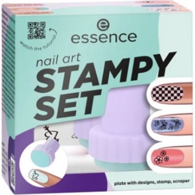 Essence Nail Art Stampy Set 01 sada s razítkem na nehty – Zboží Mobilmania