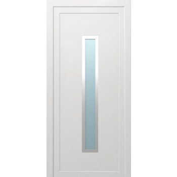 Solid Elements Vchodové dveře Hanna In, 90 L, 1000 × 2100 mm, plast, levé, bílé, prosklené W1DRBCZTK1.0001