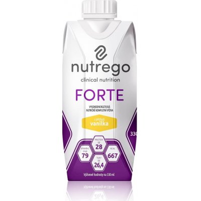 NUTREGO FORTE S PŘÍCHUTÍ VANILKA POR SOL 1X330ML – Hledejceny.cz