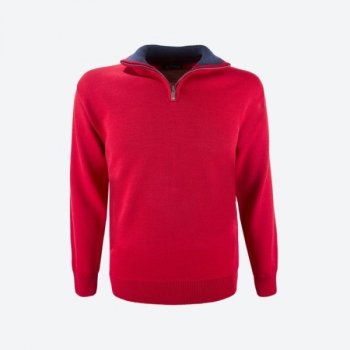 Kama Merino svetr 4105 red červená