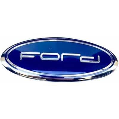 Znak FORD 175 x 72mm přední a zadní modrý – Hledejceny.cz