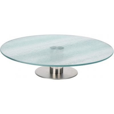 Excellent Podnos na dort servírovací sklo mléčné 30cm KO-101001040 – Hledejceny.cz