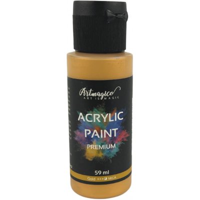 Artmagico akrylové barvy Premium 59 ml Gold – Zbozi.Blesk.cz