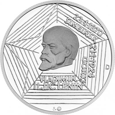 Česká mincovna Stříbrná medaile Kult osobnosti - V. I. Lenin proof 1 oz – Hledejceny.cz