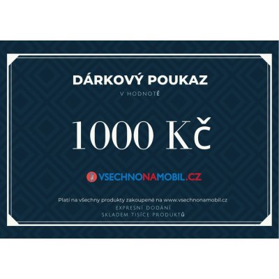 PROTEMIO 37871 DÁRKOVÝ POUKAZ - HODNOTA 1000 Kč – Zbozi.Blesk.cz
