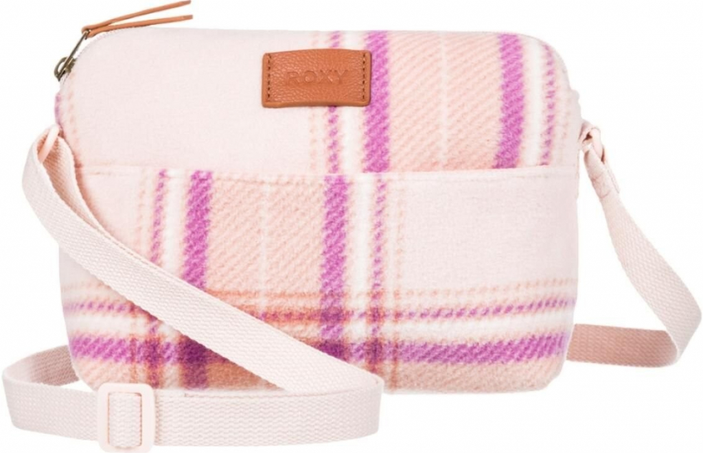 Roxy dámská kabelka Fresh Oasis Dusty Coral Decke Plaid Růžová