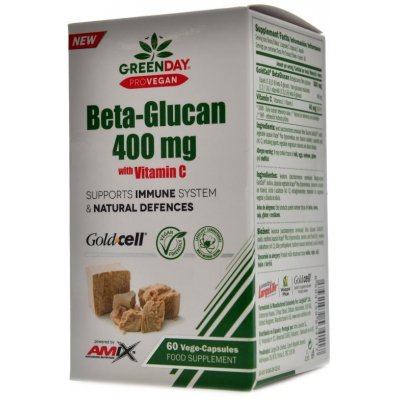 Amix GreenDay ProVEGAN Beta-Glucan 400 mg+ Vitamin C 60 kapslí