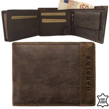 Harold's peněženka pánská kožená hnědá F11821-braun