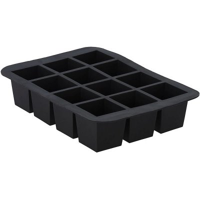 EH Excellent Houseware Forma na led na 12 kostek, 19 × 14 × 4 cm, antracitová – Zboží Dáma