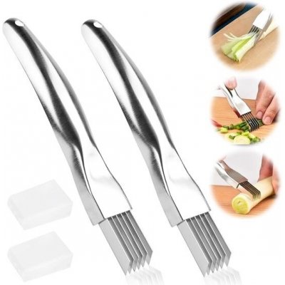 2ks Shred Silk nůž, kráječ jarní cibulky – Zboží Dáma