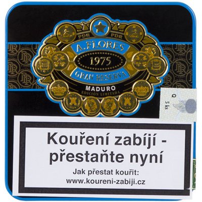 A.Flores Gran Reserva Maduro Half Corona 5 ks – Zboží Dáma