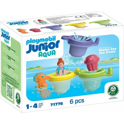 Playmobil 71776 JUNIOR AQUA: Plovoucí kelímky s mořskými zvířátky – Zbozi.Blesk.cz