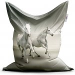 SABLIO Dva bílí koně 150x100 cm – Zboží Mobilmania