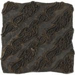 Sanu Babu Antik dřevěná raznice na tisk přehozů s indickým motivem 15 x 8 x 15 cm (XF) – Zboží Dáma