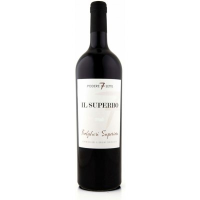 Podere 7 Sette Il Superbo DOC Bolgheri superiore 14% 0,75 l (holá láhev) – Hledejceny.cz