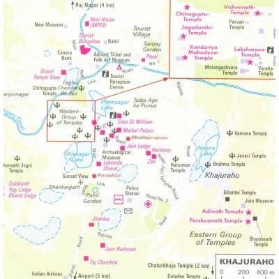 Indie East mapa 1:1 500 000