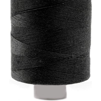 Bavlněné nitě 500 m 10x2x2, střední, 999 černá – Zboží Dáma