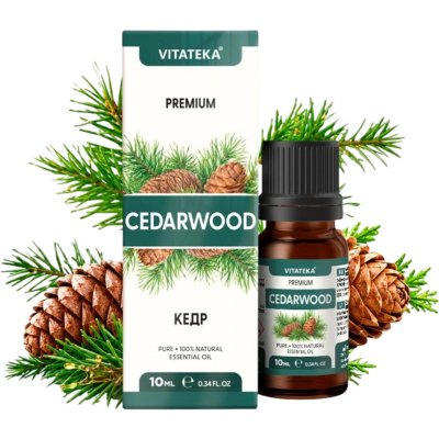 Vitateka esenciální olej Cedr 100 % 10 ml – Hledejceny.cz