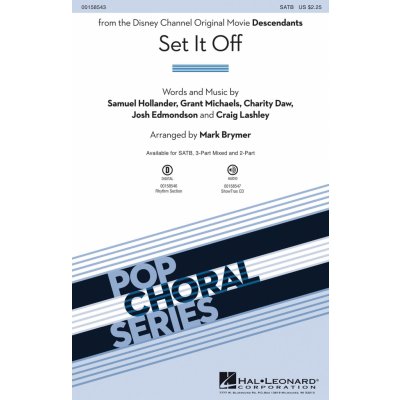 Set It Off from the Disney Channel Original Movie Descendants pro sbor SATB 982806 – Zboží Mobilmania