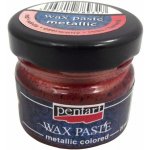Pentart vosková pasta metalická červená 20 ml – Zboží Dáma