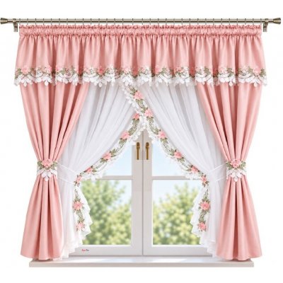 Fliying Sada záclon se závěsem Julietta 400x160 cm – Hledejceny.cz