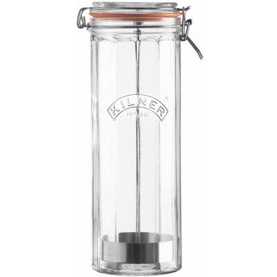 KILNER sklenice s klipem fasetový design na špagety 2,2 l