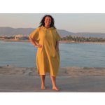 Nelly Mušelínové pončo dámské Žluté – Sleviste.cz