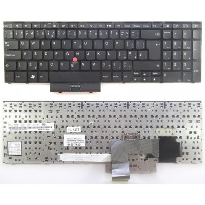 česká klávesnice IBM Lenovo ThinkPad Edge E520 E525 černá CZ touchpoint