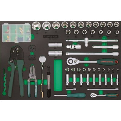 JONNESWAY S04H42119SV 1/4" a 1/2", s příslušenstvím, 104 kusů – Zboží Dáma