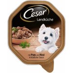 Cesar Adult Dog Landküche krůtí a hovězí ve šťávě 150 g – Sleviste.cz