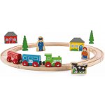 Hop Bigjigs Rail Moje první vláčkodráha 20 dílů – Hledejceny.cz