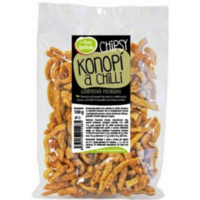 Green Apotheke Chipsy s konopným semínkem a chilli 100g – Sleviste.cz