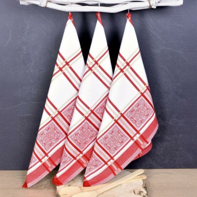 decoDoma SOLE RED 50 x 70 cm 3 ks – Zboží Dáma