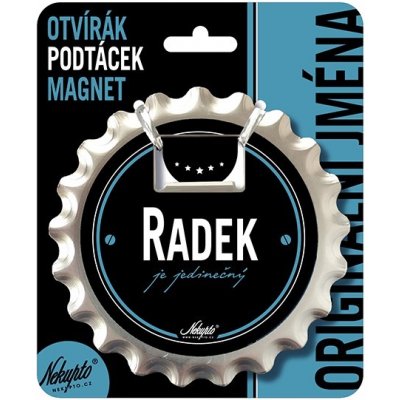 Nekupto Otvírák na pivo, podtácek se jménem - Radek – Hledejceny.cz