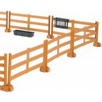 Bruder 62604 Ohrada na hospodářská zvířata set s doplňky 1:18 – Zboží Dáma