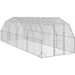 vidaXL Výběh pro slepice 2,5 × 8 × 2,25 m pozinkovaná ocel 9799.3328518 – Hledejceny.cz