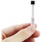 TESLA Static Off Carbon Fiber Stylus Brush White: Karbonový kartáček na hroty přenosek v luxusním bílém provedení – Sleviste.cz