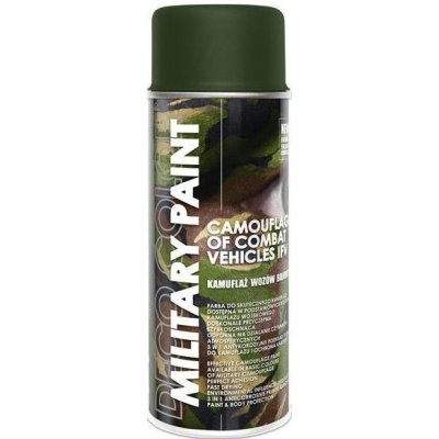 DecoColor 400 ml Sprej MILITARY PAINT zelený tmavý, odstín RAL 6014 – Zbozi.Blesk.cz