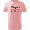 Dětské tričko Znojmo město s tradicí Tričko dětské bavlněné Růžová