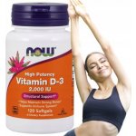 Now Foods Vitamin D3 2000 IU 120 kapslí – Hledejceny.cz